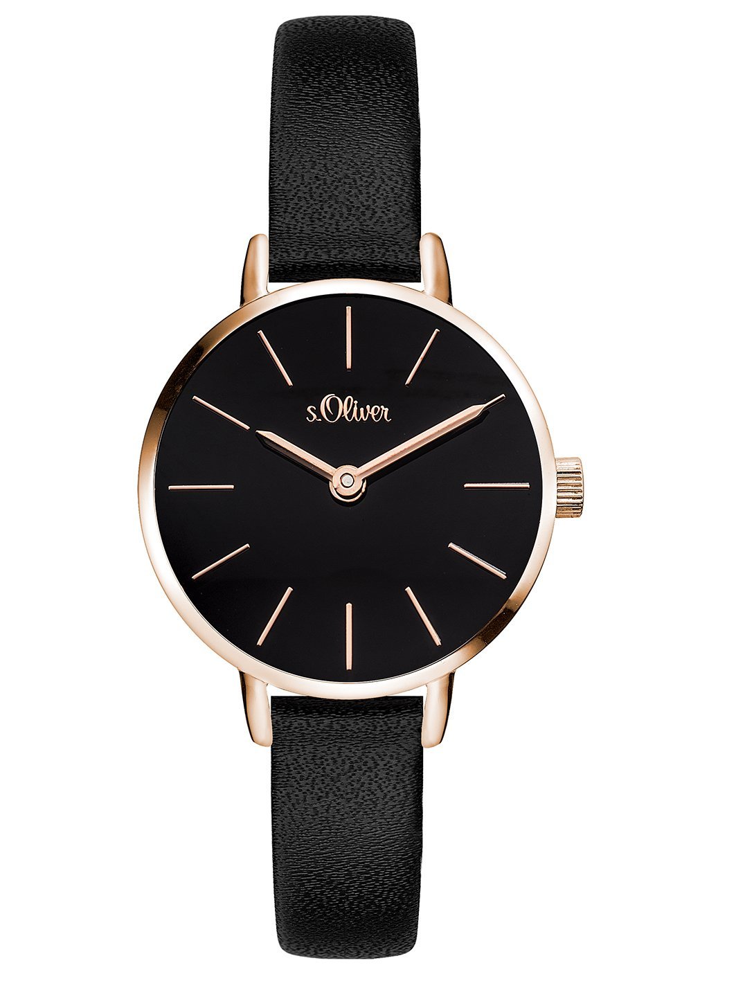 Женские аналоговые кварцевые часы s.Oliver Black SO-3542-LQ, фото №1