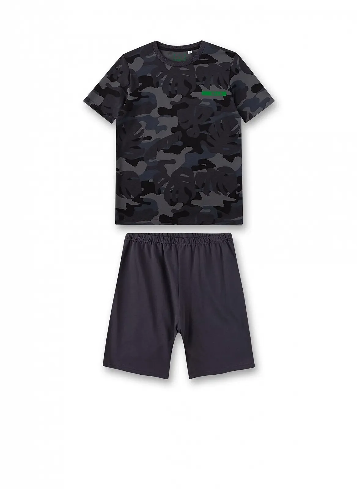 Комплект піжамний Sanetta для хлопчиків Шорти Сірий, фото №1