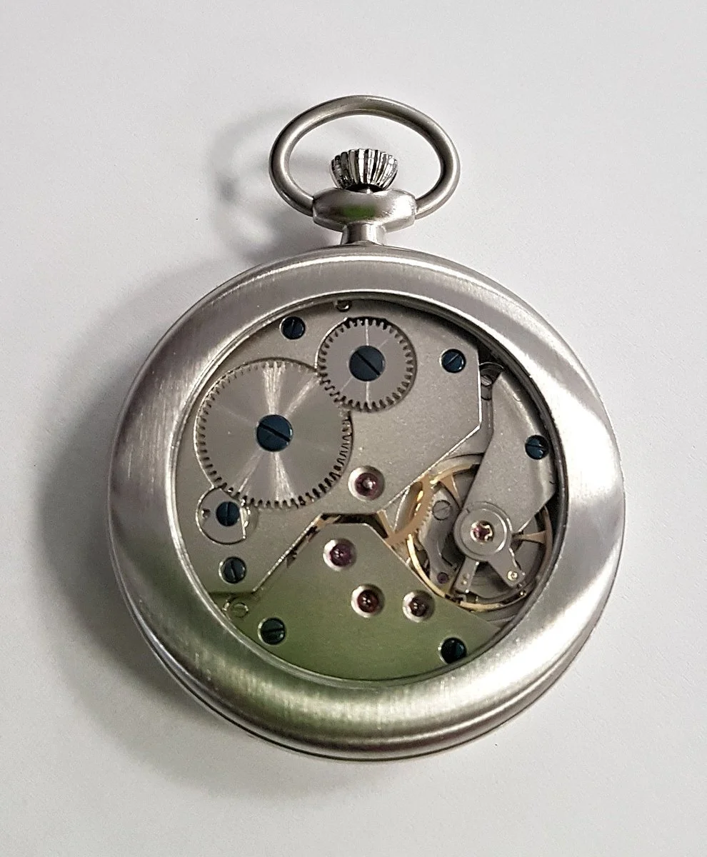 Классический Ruhla Карманные Часы Механизм со Стеклянной Основанием Сталь 9660 с Цепочкой, фото №2 Классический Ruhla Карманные Часы Механизм со Стеклянной Основанием Сталь 9660 с Цепочкой, фото №2