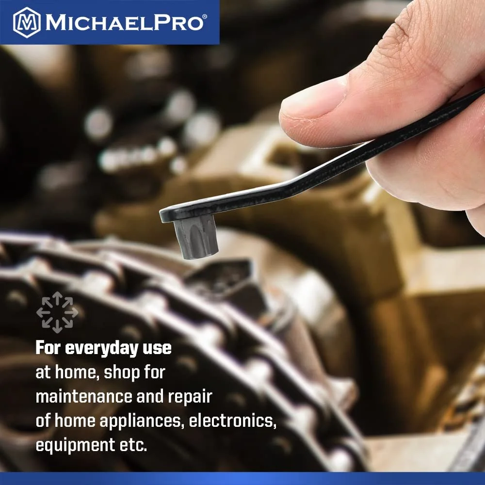 Набор отвёрток MichaelPro MP002029 Ultra Low Profile Offset 5 шт. угловая звездообразная T20, T25, T27, T30, T40, фото №6