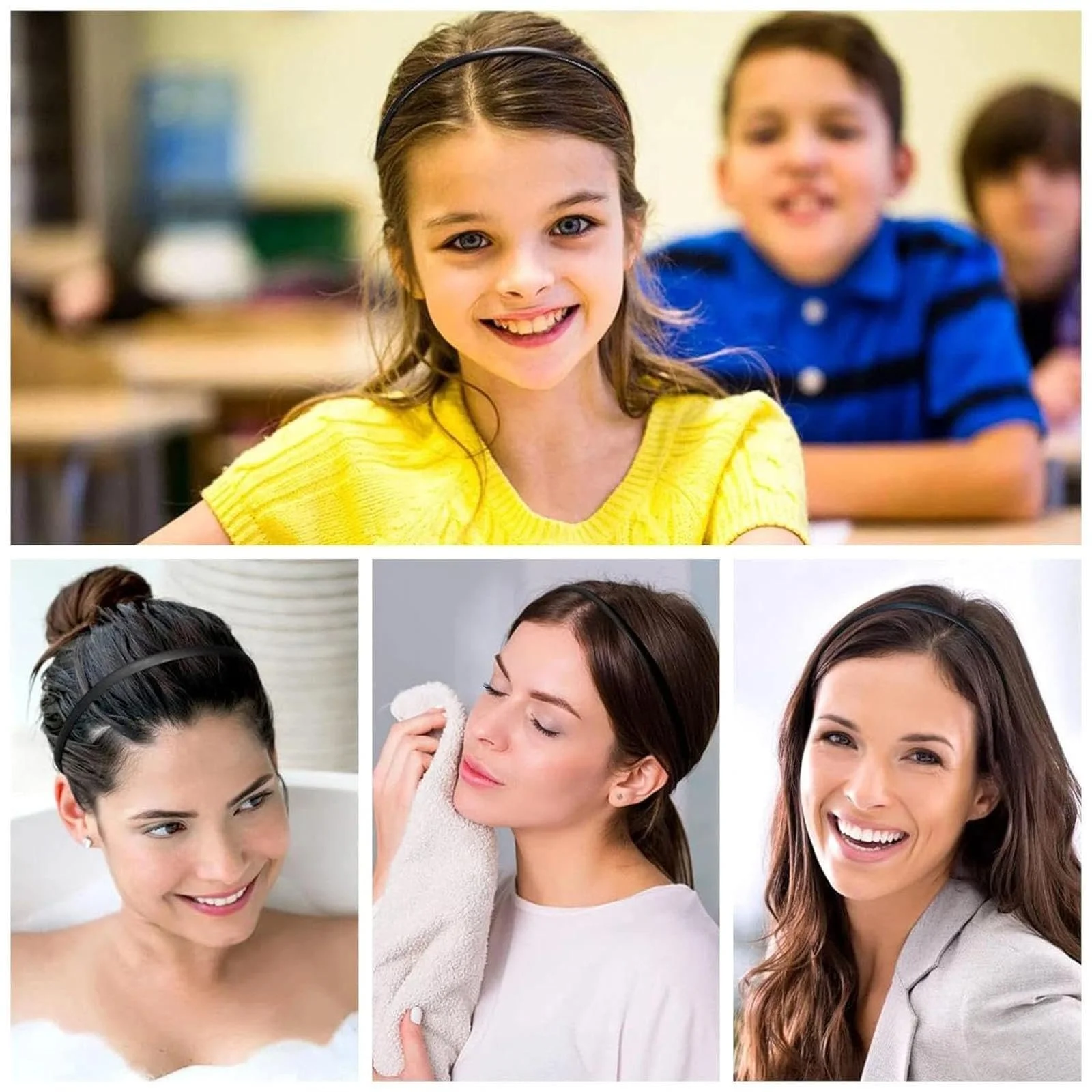 Набір обручів для волосся 6 шт, фото №7