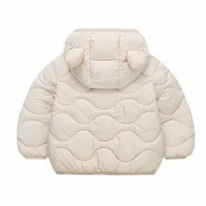 Зимняя куртка Generisch для девочки, зимнее пальто, детская стеганая куртка с капюшоном, легкая куртка с капюшоном на молнии, толстые теплые пуховые куртки, повседневная, ветрозащитная, водонепроницаемая пуховая куртка, 0-5 synthetic.ua - Фото 1