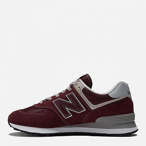 Кроссовки New Balance 574 Classic GL 45 EU / 29 см / Бордові synthetic.ua - Фото 1