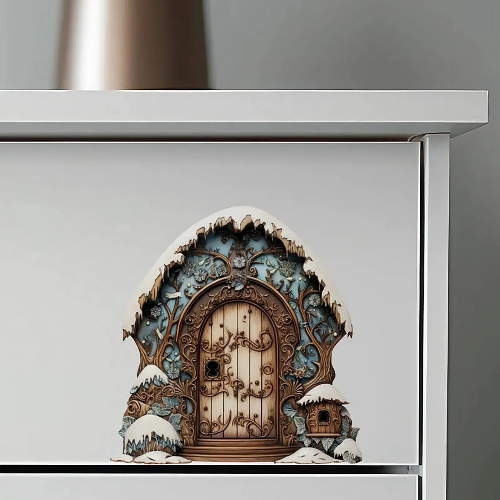 Наклейка на стіну Fairy Door Winter Holiday 2D, фото №9