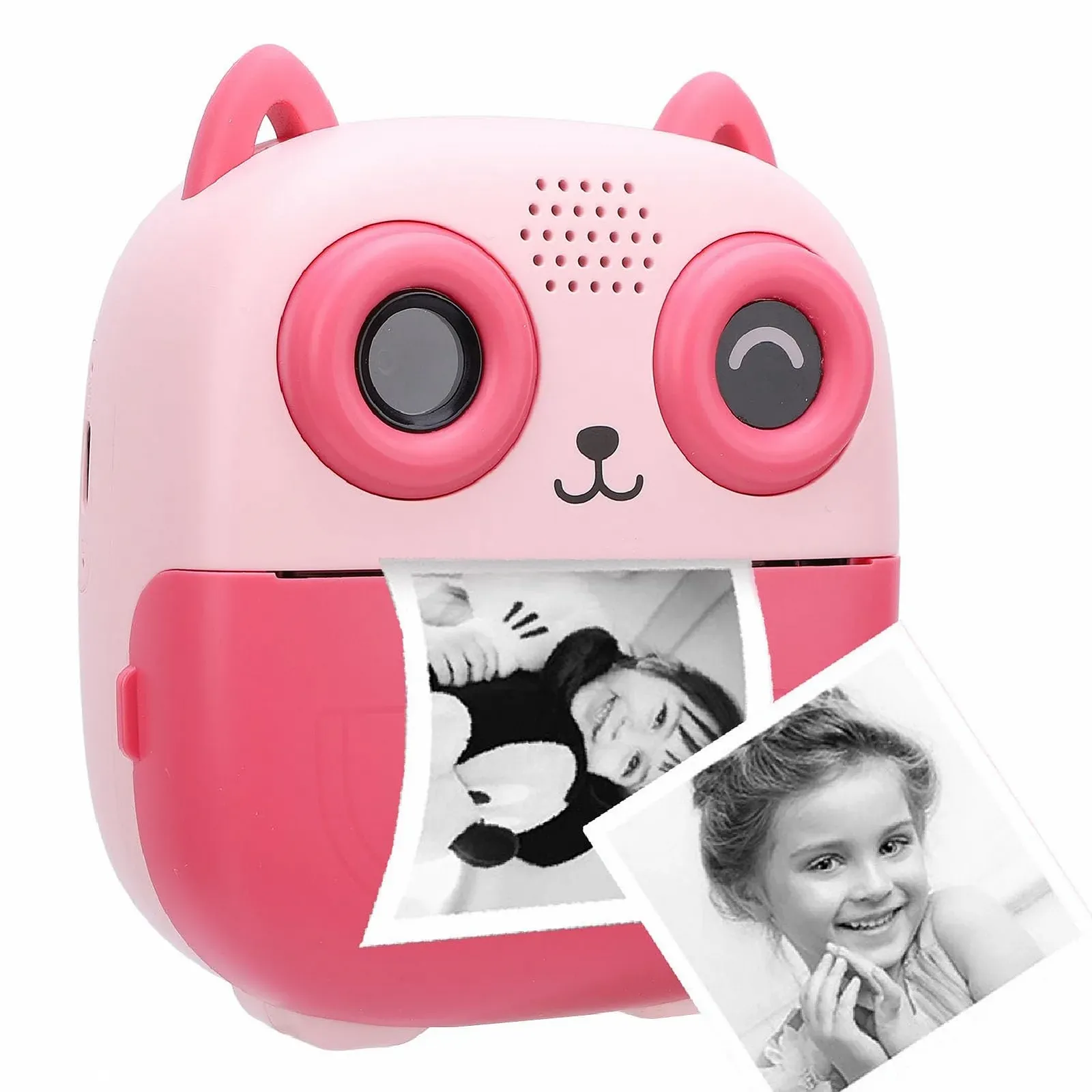 Детский фотоаппарат мгновенной печати 48MP 1080P 2.4" Pink, фото №8