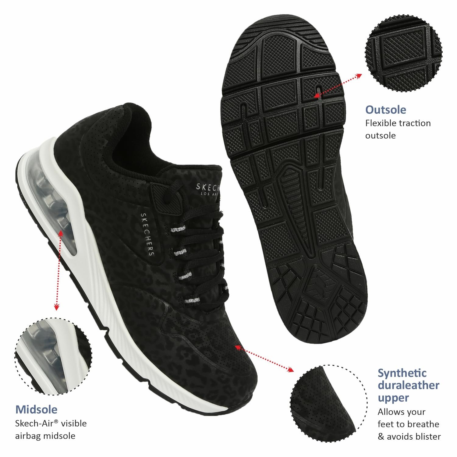Кроссовки Skechers UNO 2-In-Kat-Neato женские, фото №3