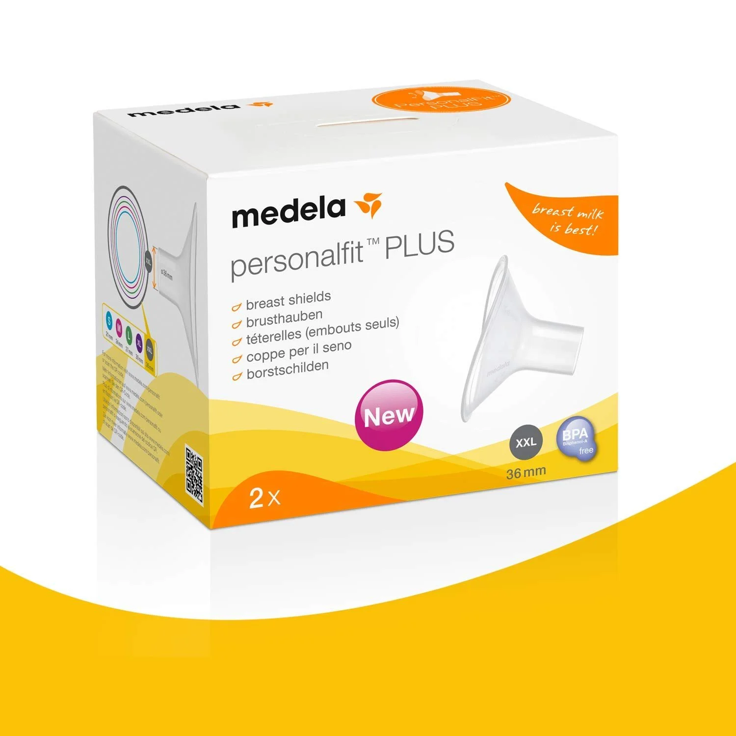 Воронка для молоковідсмоктувача Medela PersonalFit Plus XXL 36 мм 2 шт., фото №2 Воронка для молоковідсмоктувача Medela PersonalFit Plus XXL 36 мм 2 шт., фото №2