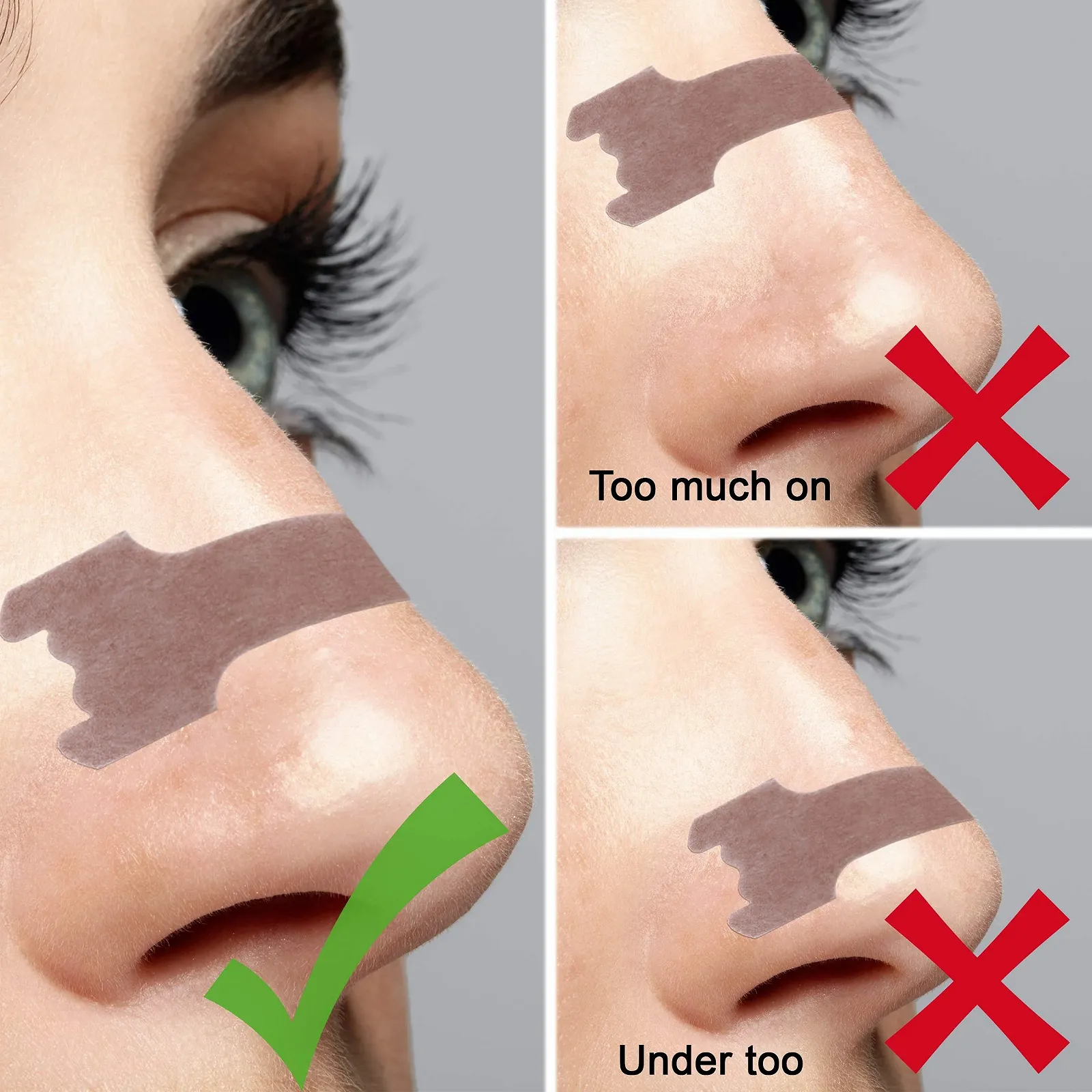 Смужки на ніс від хропіння 60 шт, пластирі, фото №4 Смужки на ніс від хропіння 60 шт, пластирі, фото №4