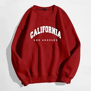 Пуловер California und Los Angeles с буквами, женские свитшоты Y2K свободного кроя с графическим принтом, милые наряды, мягкие, модные университетские спортивные свитшоты, готические synthetic.ua - Фото 1