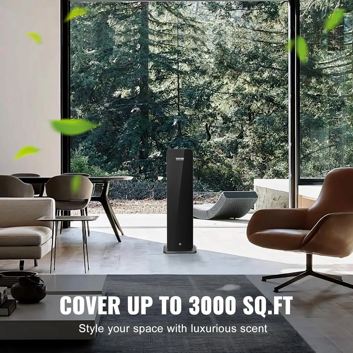 Ароматичний дифузор vevor A316 Bluetooth Black/Silver, фото №5 Ароматичний дифузор vevor A316 Bluetooth Black/Silver, фото №5