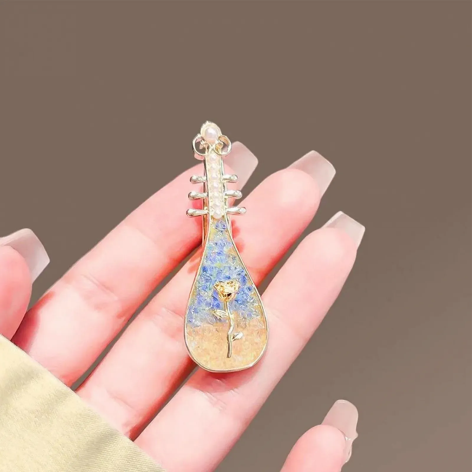 Заколка для волос в китайском стиле, в форме музыкального инструмента, фото №6 Заколка для волос в китайском стиле, в форме музыкального инструмента, фото №6