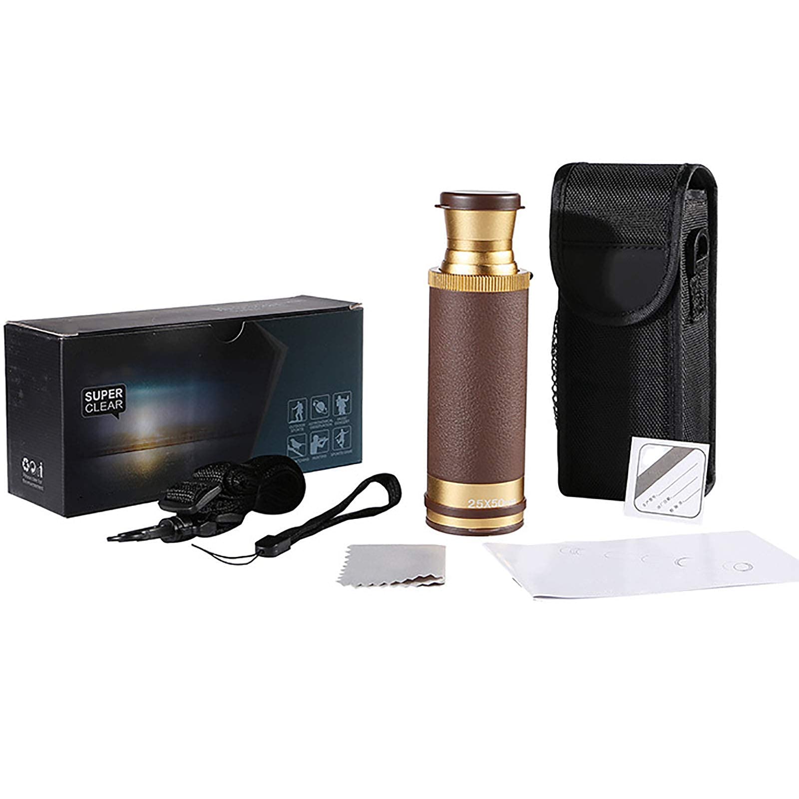 Монокуляр Teleskop-Messing 25x50 Водонепроникний Міні-Телескоп Складаний Вінтажний, фото №7 Монокуляр Teleskop-Messing 25x50 Водонепроникний Міні-Телескоп Складаний Вінтажний, фото №7