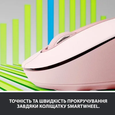 Мышка Logitech Signature M650 L Wireless Rose (910-006237), фото №2 Мышка Logitech Signature M650 L Wireless Rose (910-006237), фото №2