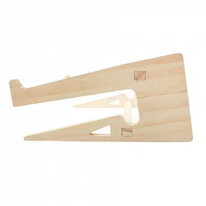 Подставка для ноутбука Деревянная, Приподнятая Подставка для ноутбука Компактная и Легко Вентилируемая для Охлаждения Эргономичная Подставка для Офиса Дома и Использования - Фото 1