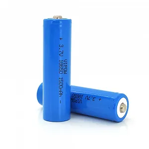 Акумулятор 18650 Li-Ion Vipow ICR18650 TipTop 1500mAh 3.7V, Blue Q50/500 - Фото 1