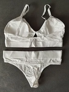 Хлопковый белый женский комплект рубчик цена на synthetic.ua - Фото 1 Хлопковый белый женский комплект рубчик synthetic.ua - Фото 1