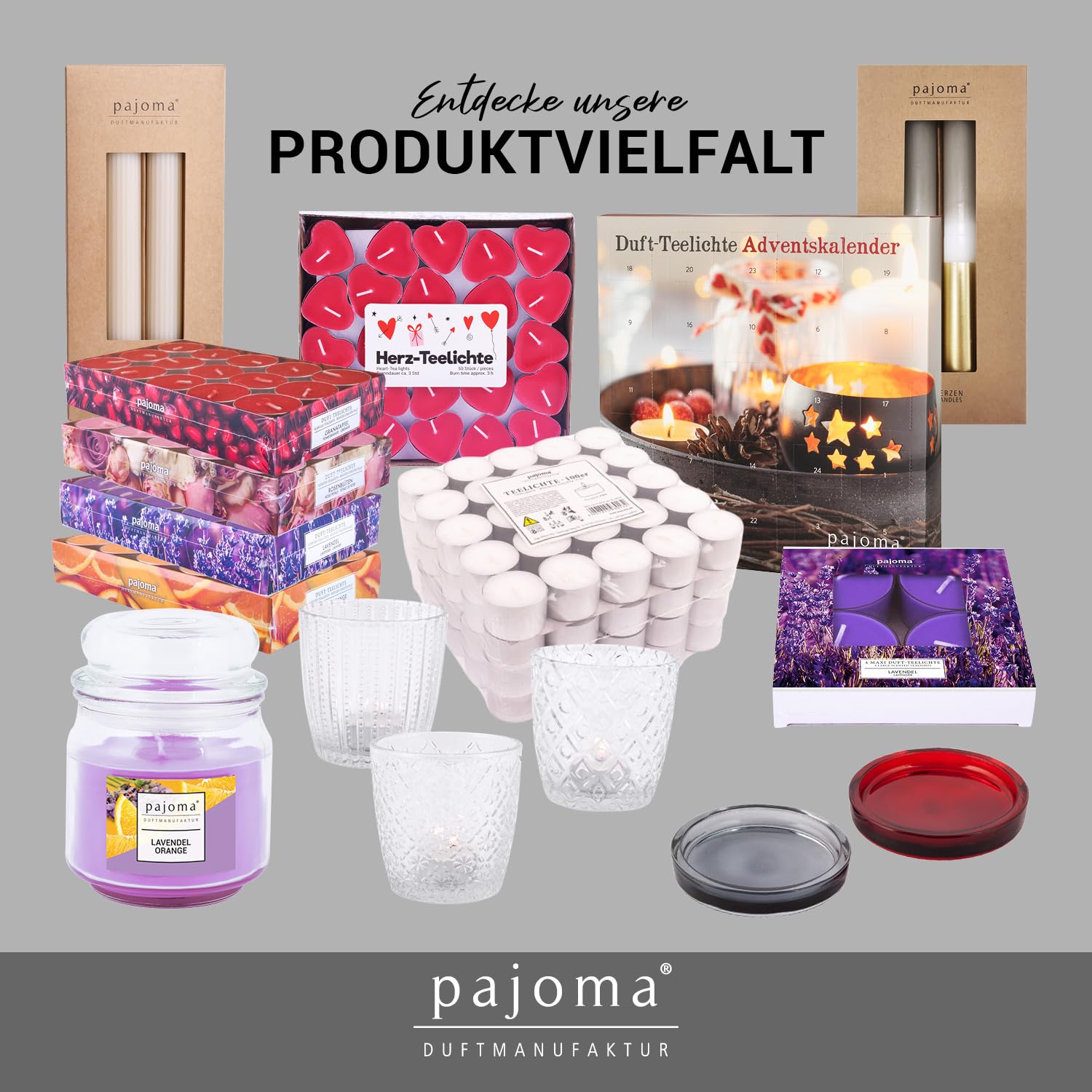 Свічки pajoma® Tree Pack of 20 95 x 13 mm, 10 г, білий, фото №6 Свічки pajoma® Tree Pack of 20 95 x 13 mm, 10 г, білий, фото №6