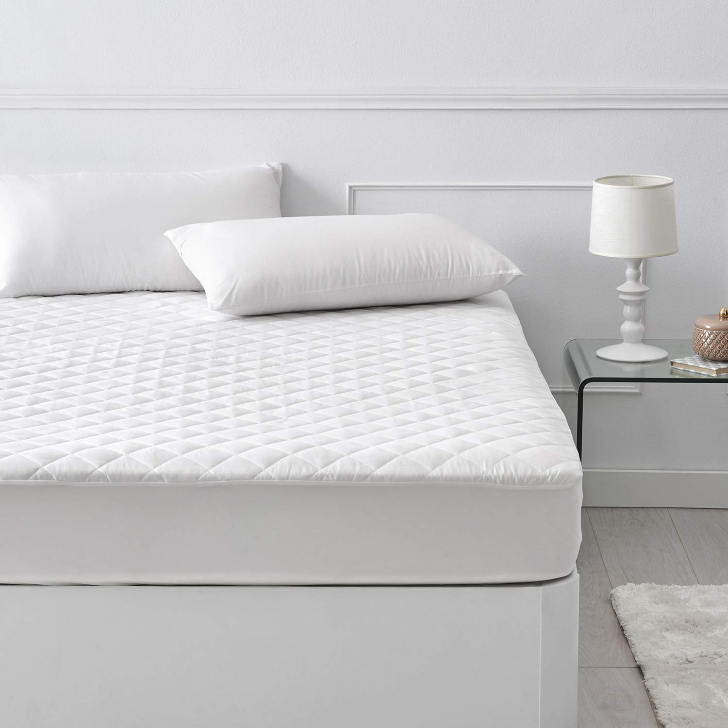 Наматрасник Pikolin Home стеганый Letto 90 x 190/200 см Bianco, фото №2