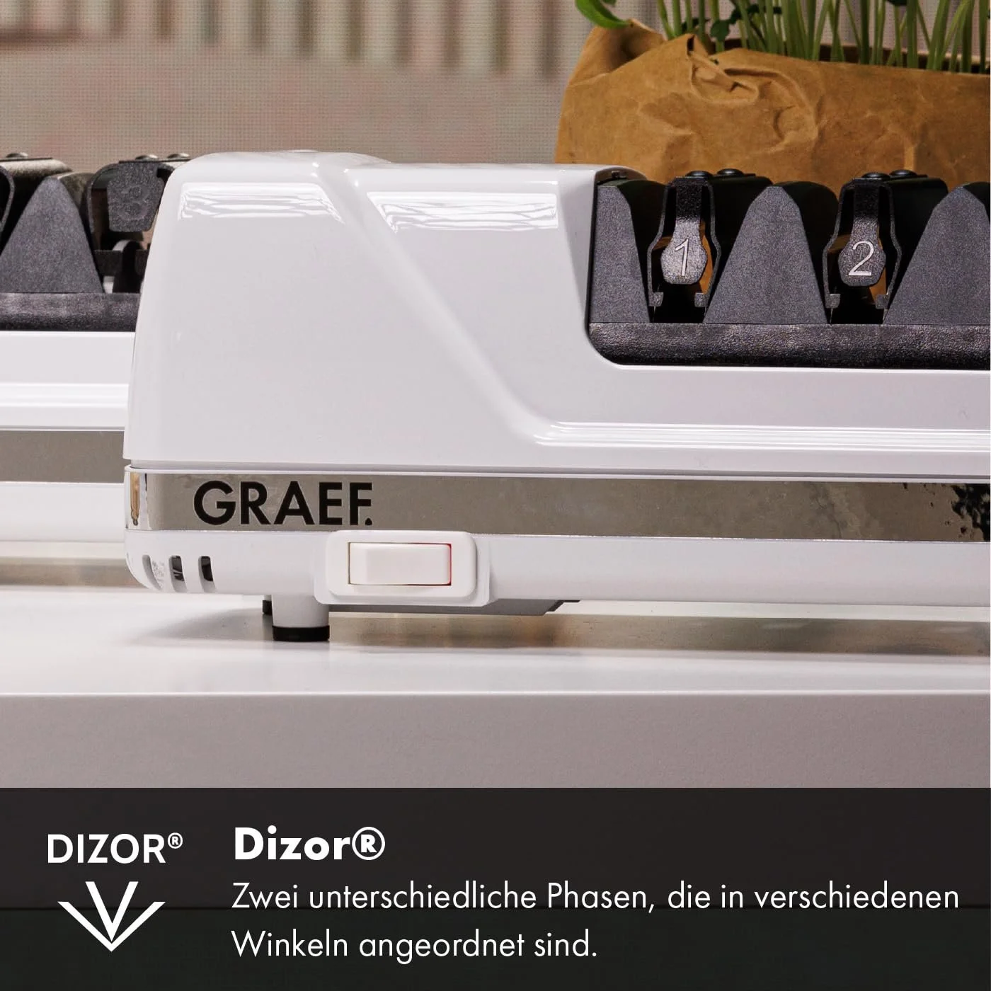 Точилка для ножей электрическая алмазная GRAEF CC 150 15-20 градусов для азиатских ножей, фото №6