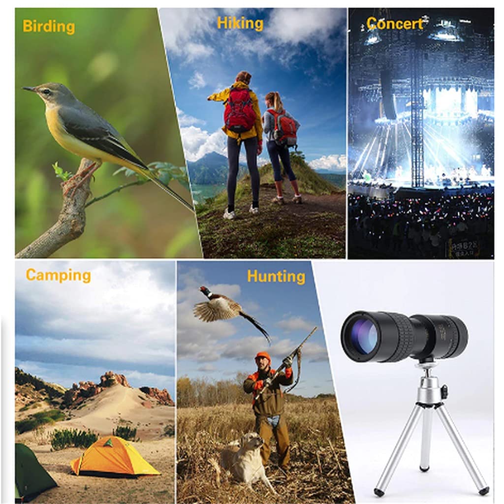 Труба Super Telephoto Zoom 4K 10-300x40mm з призмою для пляжного відпочинку, подорожей та занять спортом на свіжому повітрі, фото №4