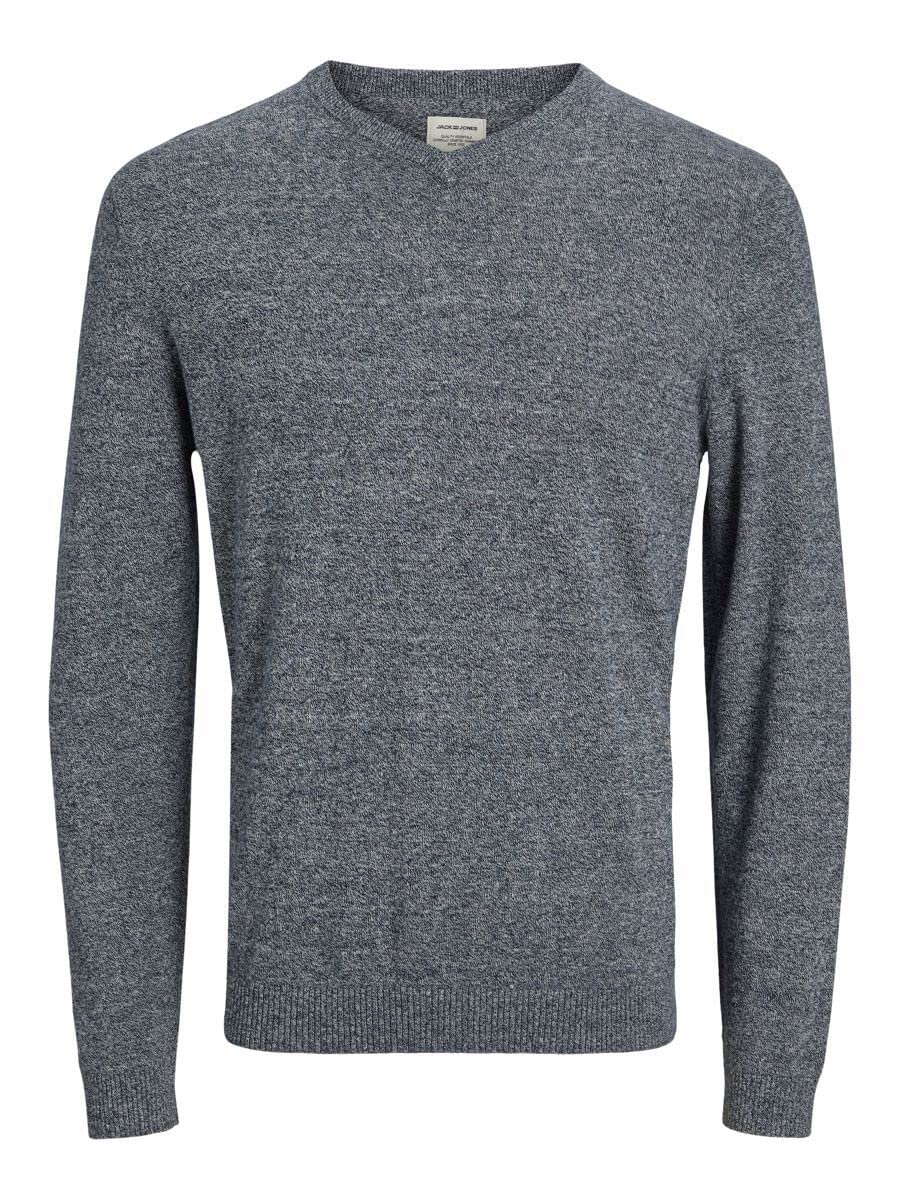 Джемпер с V-образным вырезом JACK & JONES Мужской вязаный, фото №2