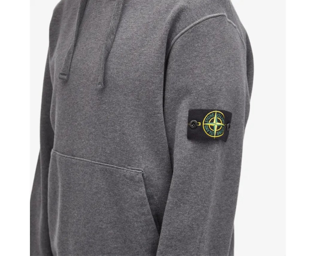 Худі Stone Island Cotton Fleece Garment Dyed Hoodie XL, фото №2