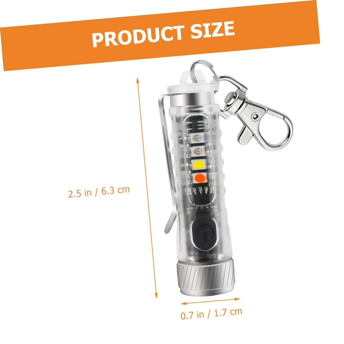 Брелок-фонарик Yardwe 3шт Перезаряжаемый фонарик LED Рыболовный фонарик Брелоки Мини фонарик Брелок Фонарики для кемпинга Маленькие фонарики, фото №9