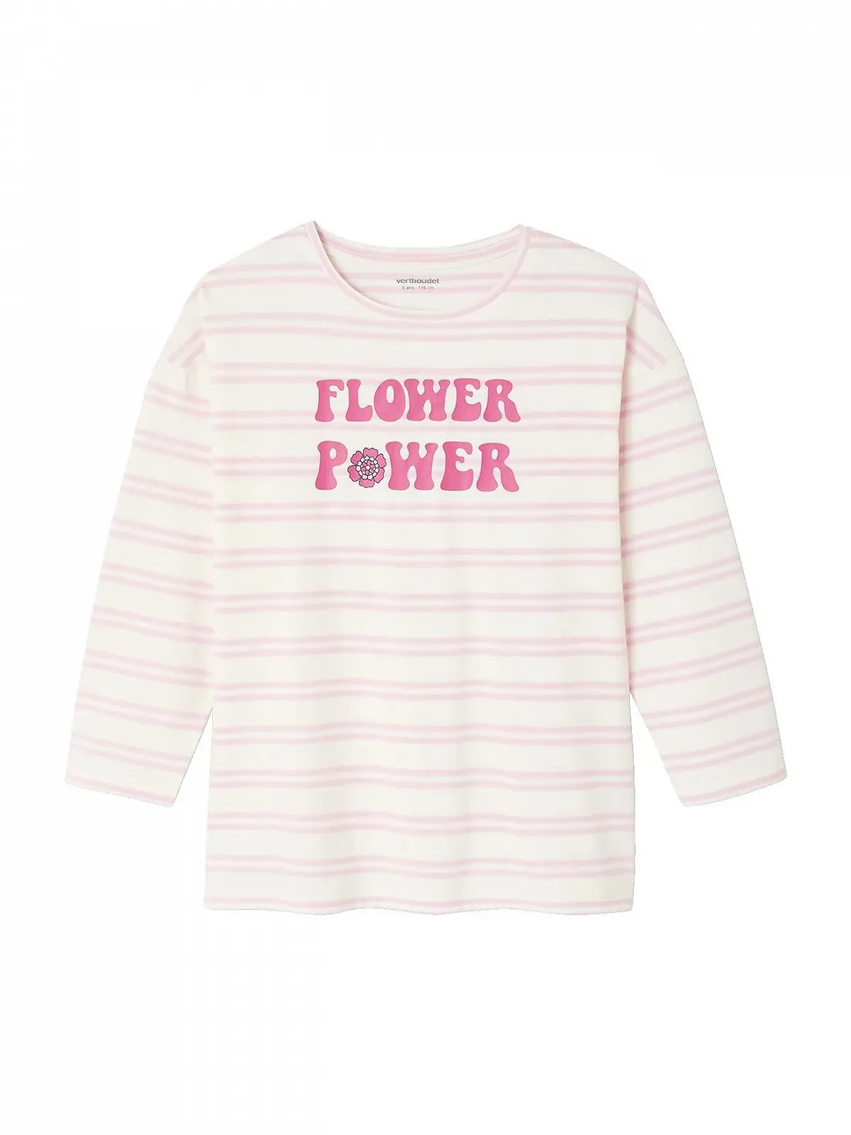 Комплект піжам для дівчат Vertbaudet Flower Power з переробленої бавовни, 2 шт, фото №6 Комплект піжам для дівчат Vertbaudet Flower Power з переробленої бавовни, 2 шт, фото №6