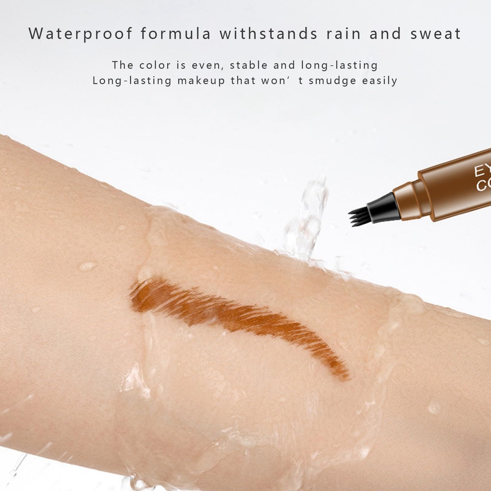 карандаш EYEBROW REAL Four Pointed жидкий 2 мл, фото №5