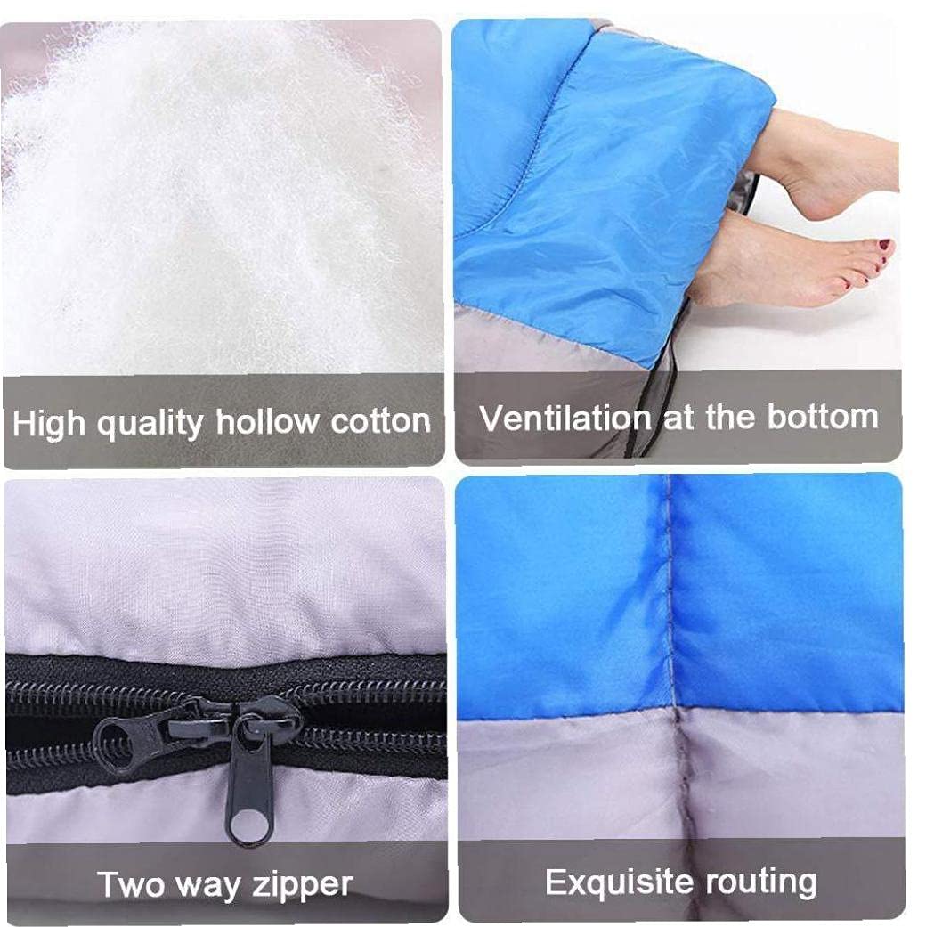 Спальний мішок MYVVKIA Lightweight Portable Camping Adult Seasons Синій, фото №5 Спальний мішок MYVVKIA Lightweight Portable Camping Adult Seasons Синій, фото №5