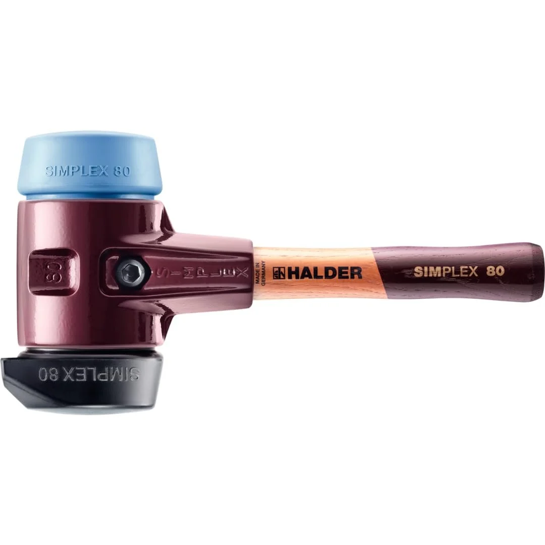 Молоток з м'якої гуми Simplex 3012.282 з підставкою TPE Soft чавунний корпус коротка дерев'яна ручка 80 мм, фото №1 Молоток з м'якої гуми Simplex 3012.282 з підставкою TPE Soft чавунний корпус коротка дерев'яна ручка 80 мм, фото №1