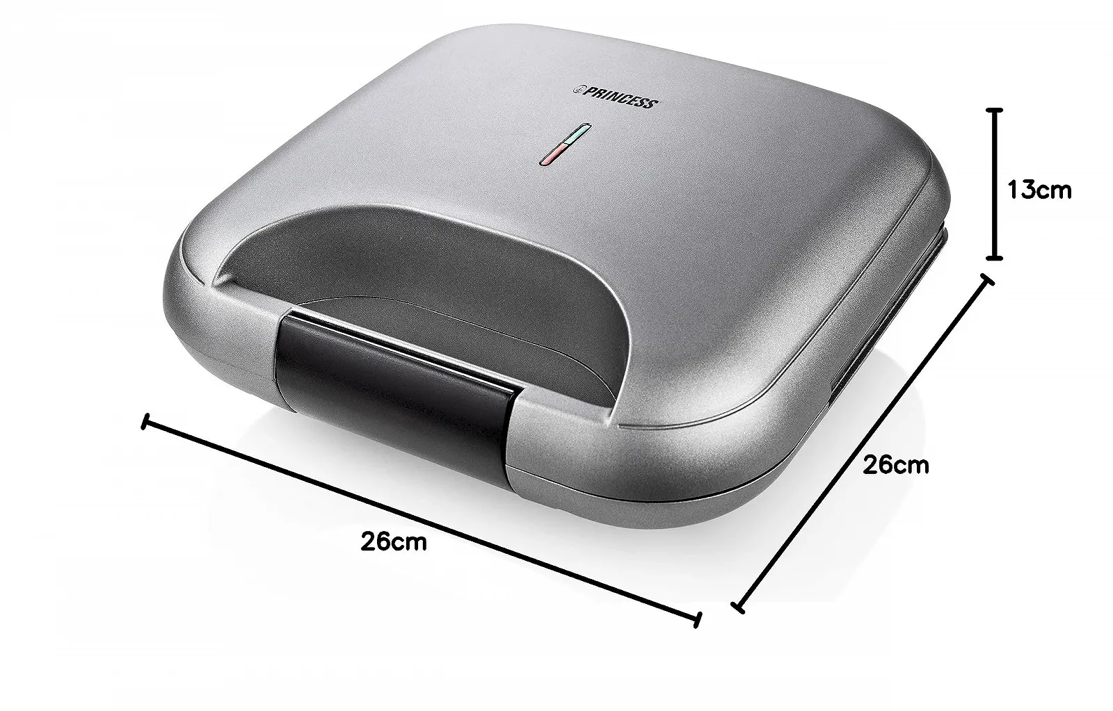 Сэндвичница Princess DeLuxe 22 x 12 см матовая, 750 Вт., фото №10 Сэндвичница Princess DeLuxe 22 x 12 см матовая, 750 Вт., фото №10