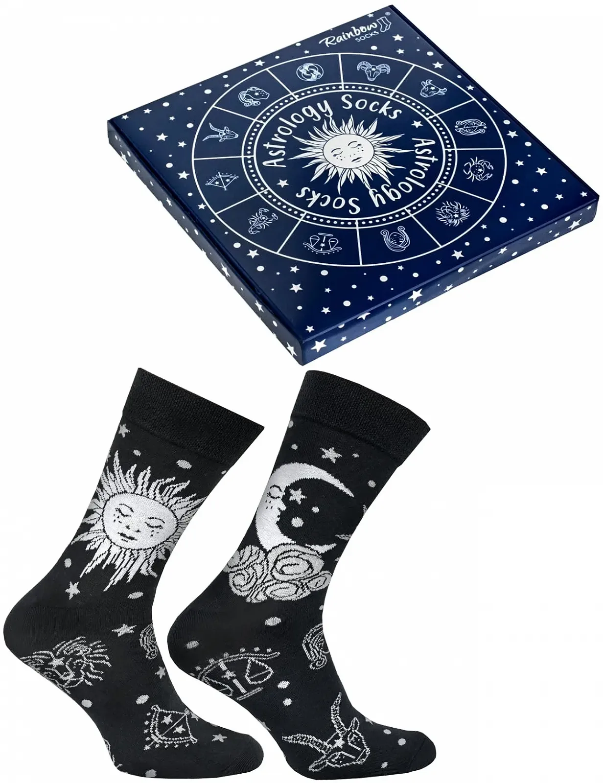 Шкарпетки Rainbow Socks Astrology Box - Жіночі Чоловічі - 1 Пара, фото №1