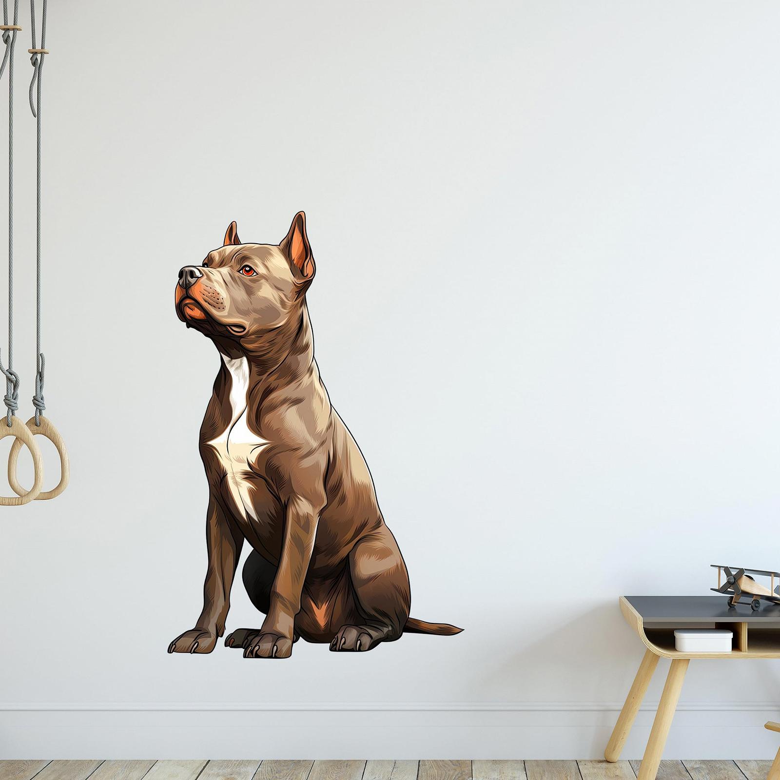 Наклейка на стіну GRAZDesign Staffordshire Bull Terrier 76 x 50 см, фото №2