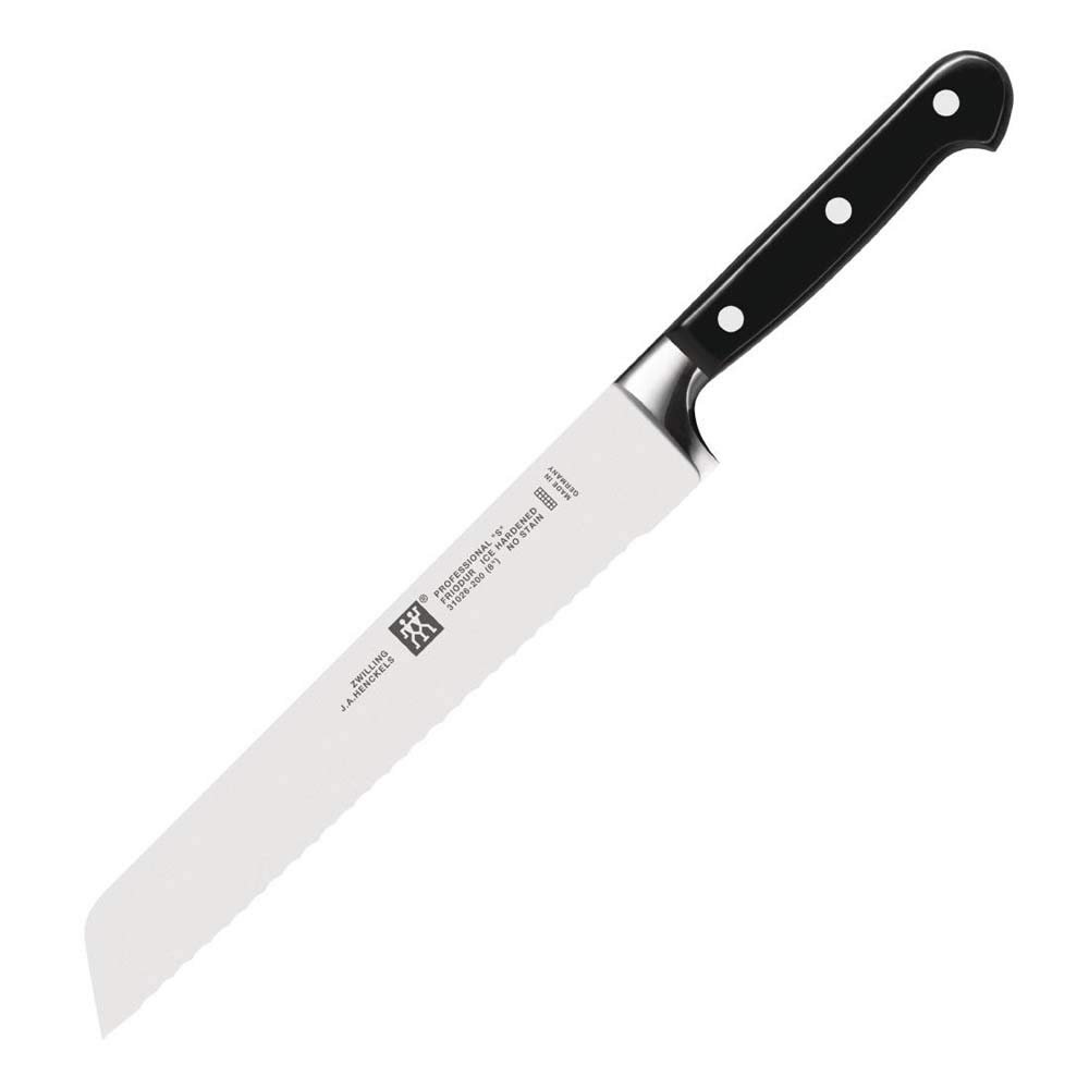 Набор Ножей Zwilling Professional S: Нож для Очистки/Украшения, Нож для Мяса, Нож Шеф-Повара, Нож для Хлеба, Длина Лезвия: 20 см, Лезвие с Зазубринами, фото №5