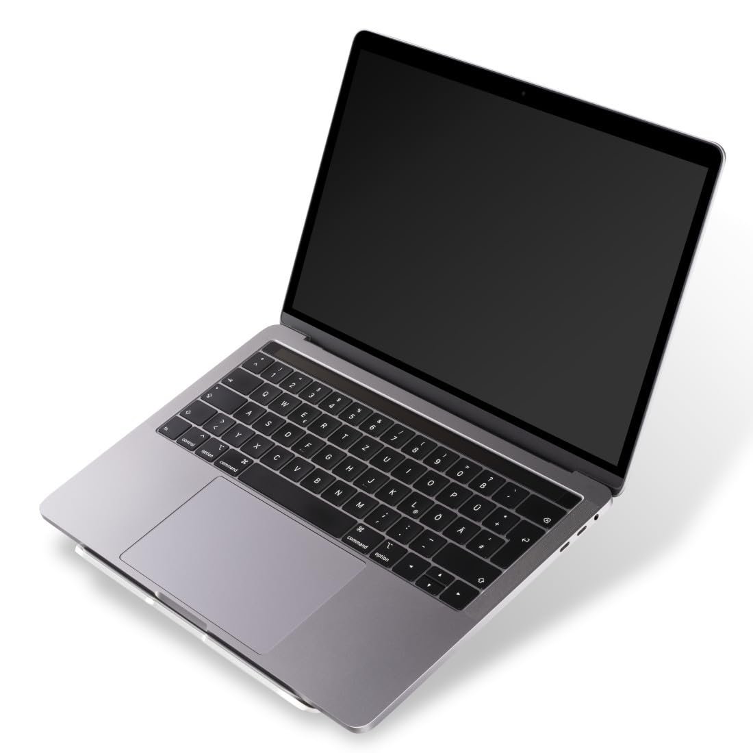 Подставка для ноутбука Hama Aluminium, серебристая, фото №18 Подставка для ноутбука Hama Aluminium, серебристая, фото №18