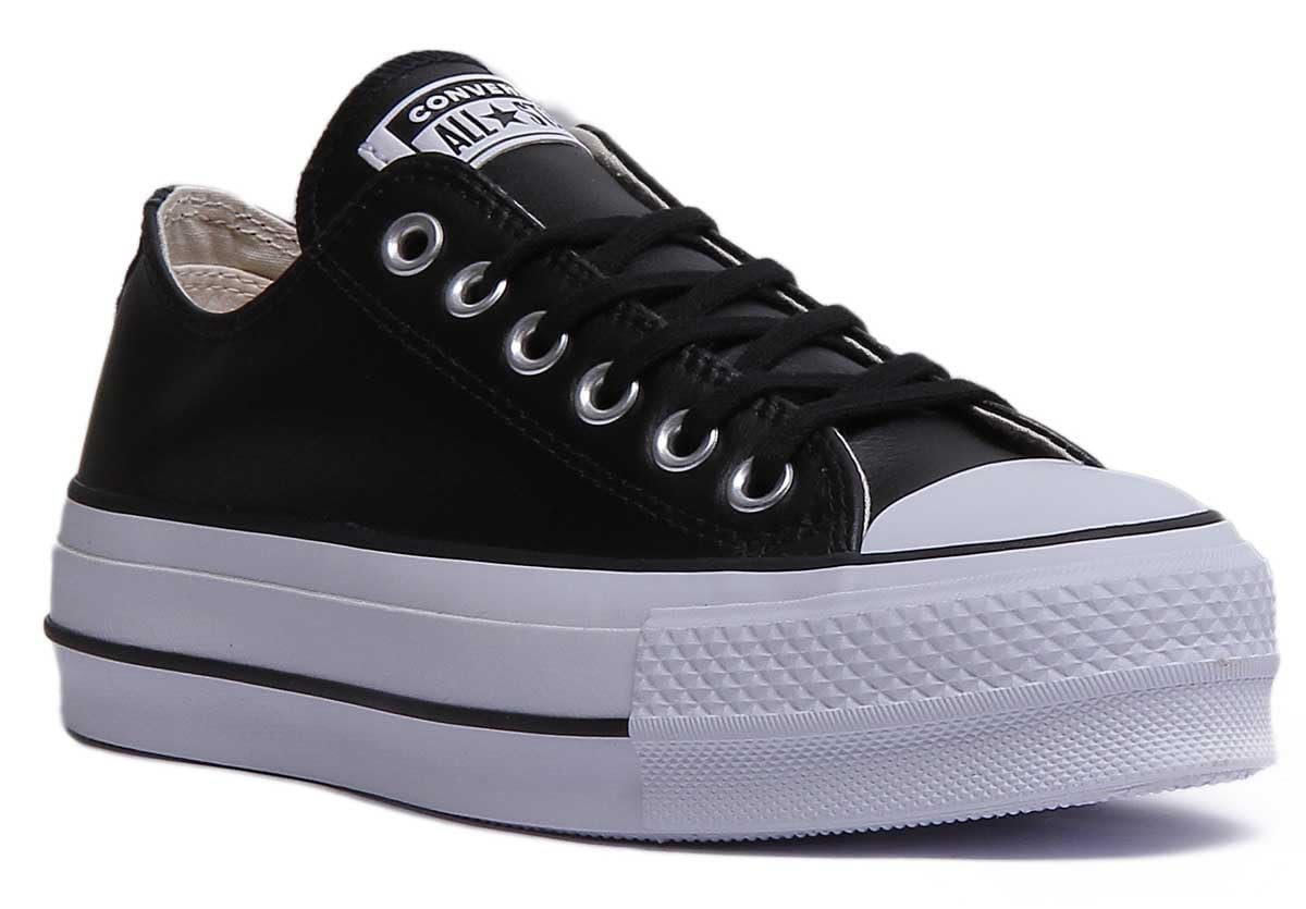 Кеды Converse Chuck Taylor All Star Lift OX Chucks 561681C Черный/Белый, фото №1