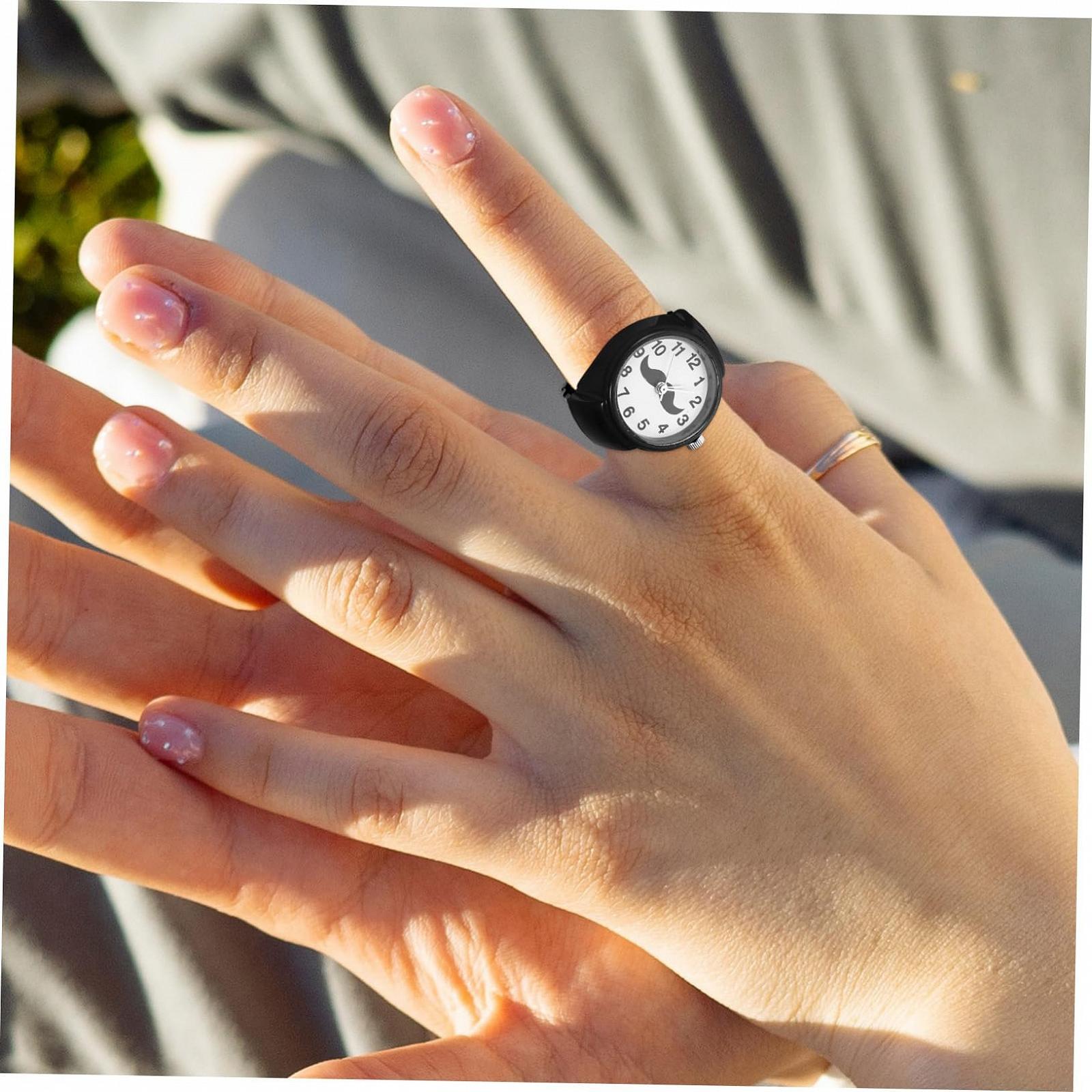 Кільце-годинник LIFKOME Жіночий Декоративний Білий, фото №6 Кільце-годинник LIFKOME Жіночий Декоративний Білий, фото №6