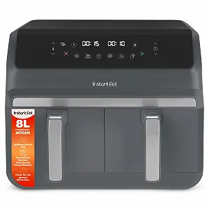 Мультипіч Instant Pot Vortex Dual 8 л 2 кошика 8-в-1 Сірий трюфель - Фото 1