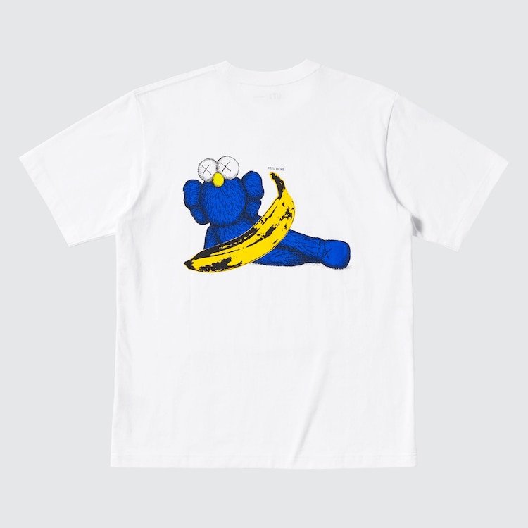 Футболка Uniqlo Kaws Warhol  Blue Kaws Banana (Uniqlo KAWS + Warhol UT Graphic  Banana) XL, фото №2