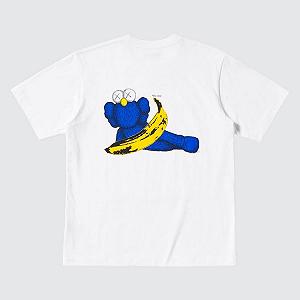 Футболка Uniqlo Kaws Warhol Blue Kaws Banana XS synthetic.ua - Фото 1
