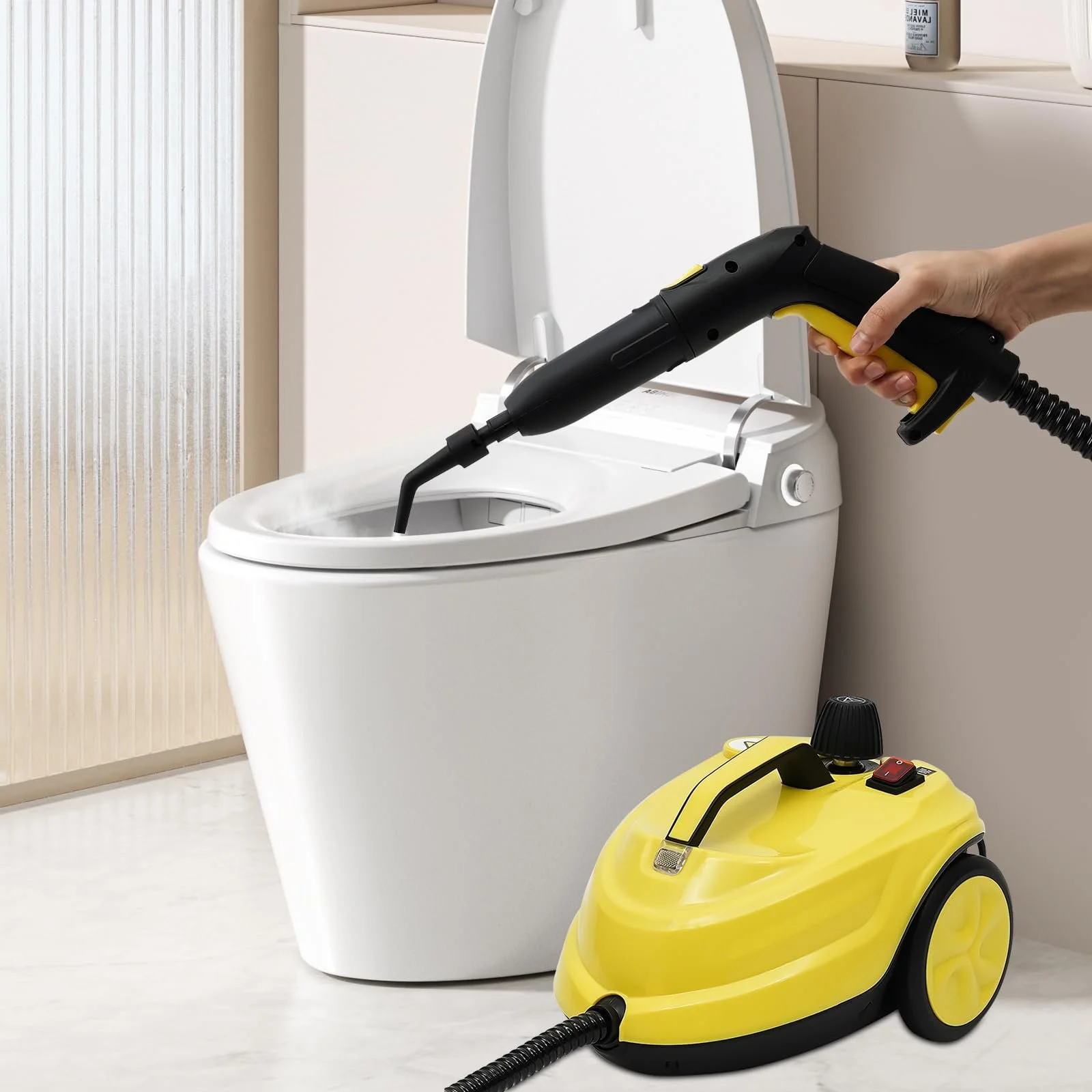 Пароочиститель универсальный 2000 Вт 1.8 л 3.5 бар 17 аксессуаров, фото №4 Пароочиститель универсальный 2000 Вт 1.8 л 3.5 бар 17 аксессуаров, фото №4