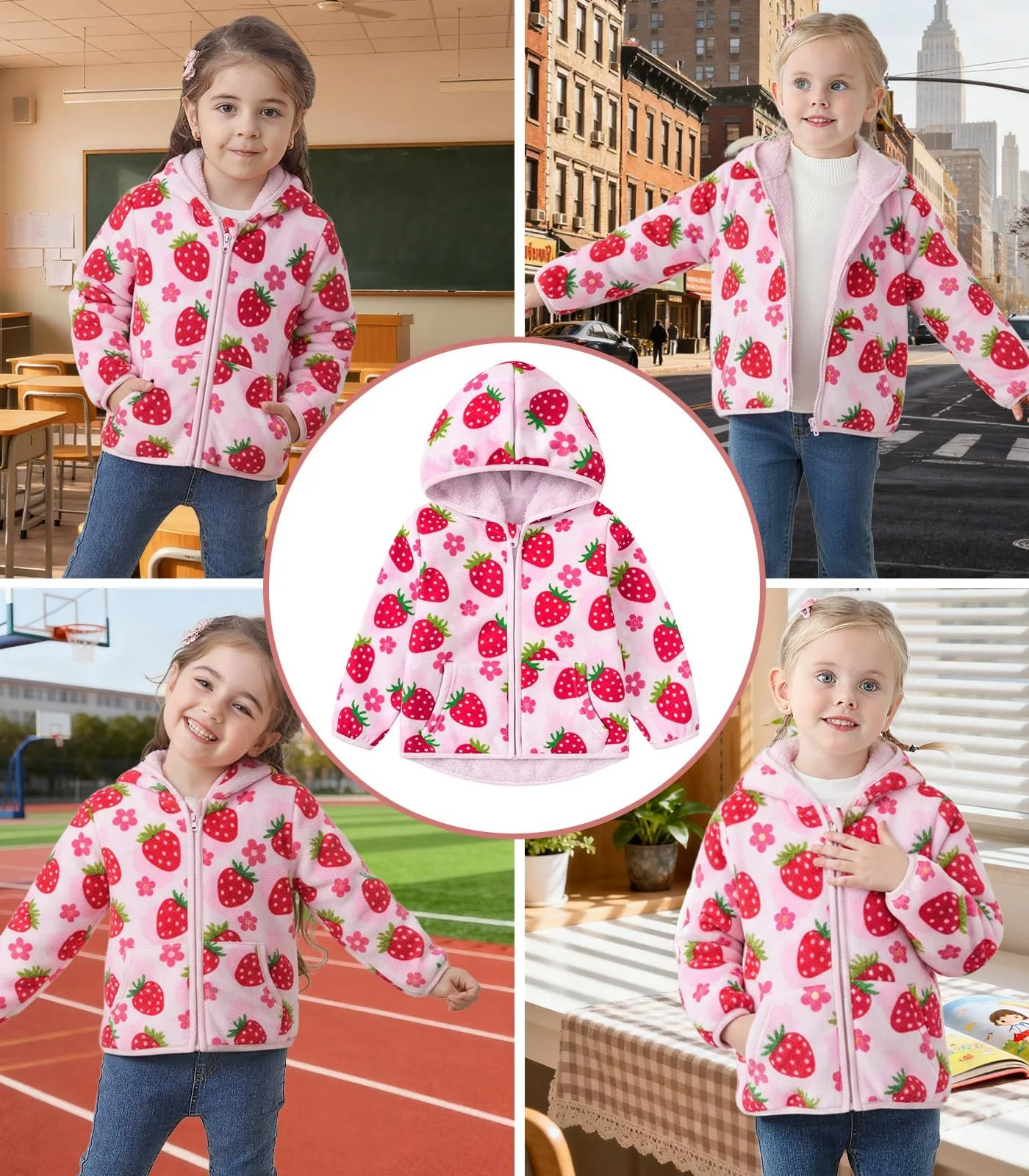 Куртка з капюшоном Goodstoworld для дівчаток, фото №6