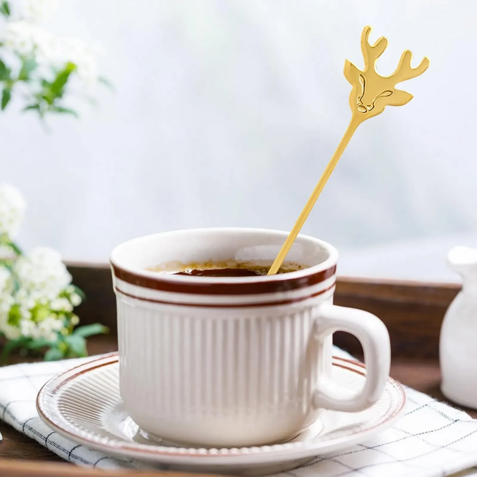 Ложка чайна Kleine Teelöffel, 4 шт. Новорічна з нержавіючої сталі, фото №8 Ложка чайна Kleine Teelöffel, 4 шт. Новорічна з нержавіючої сталі, фото №8