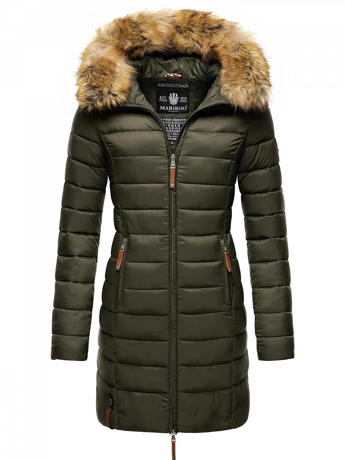 Женское зимнее стеганое пальто Marikoo Rose, фото №1