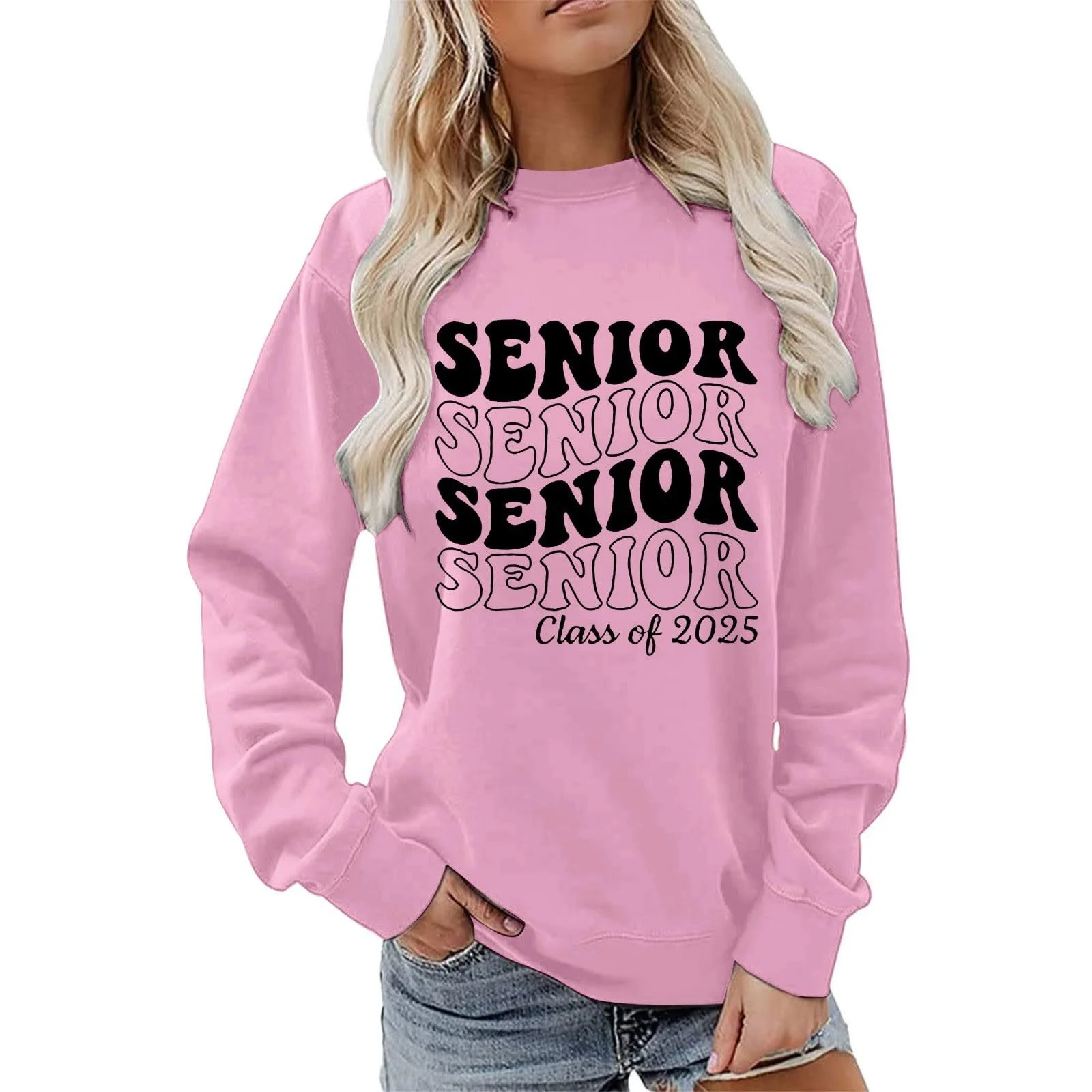 Жіноча Толстовка Generisch Однотонна Повсякденна на Блискавці Oversized, фото №1