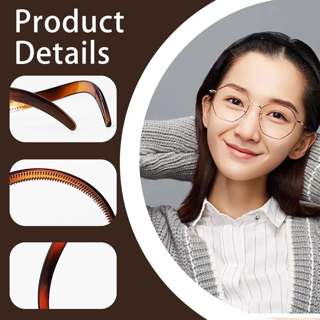 Обруч Пластиковий, набір 2 шт, з зубцями, тонкий, фото №3