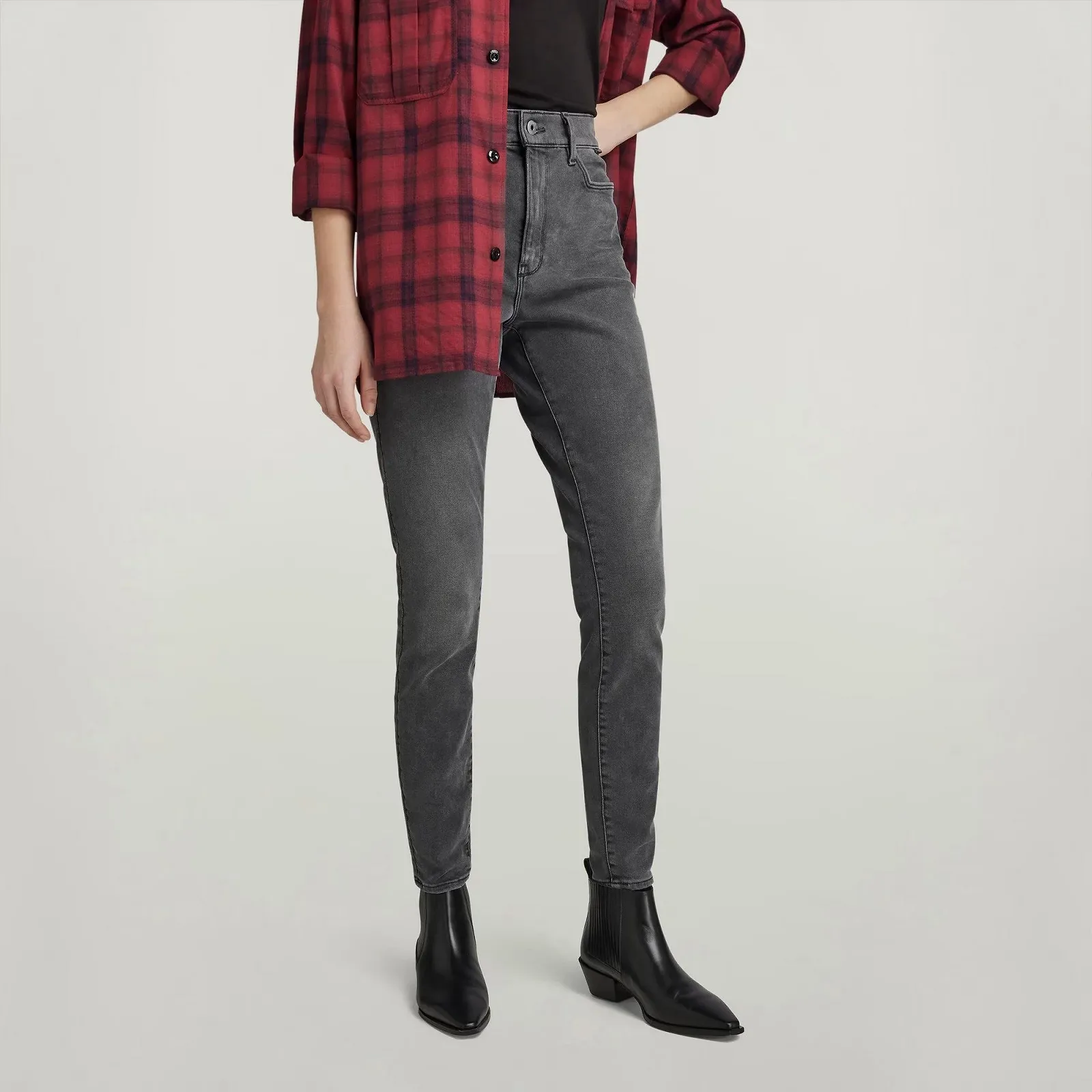 Женские джинсы G‑Star Shape Skinny Iron Black Superstretch - 27, фото №1