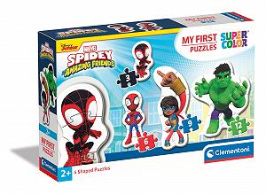 Купить Пазл Clementoni Marvel Spidey and His Amazing Friends My First Puzzles 20836 4 мини-пазла (3, 6, 9, 12 элементов) для детей от 2 лет - Фото 1 Пазл Clementoni Marvel Spidey and His Amazing Friends My First Puzzles 20836 4 мини-пазла (3, 6, 9, 12 элементов) для детей от 2 лет - Фото 1
