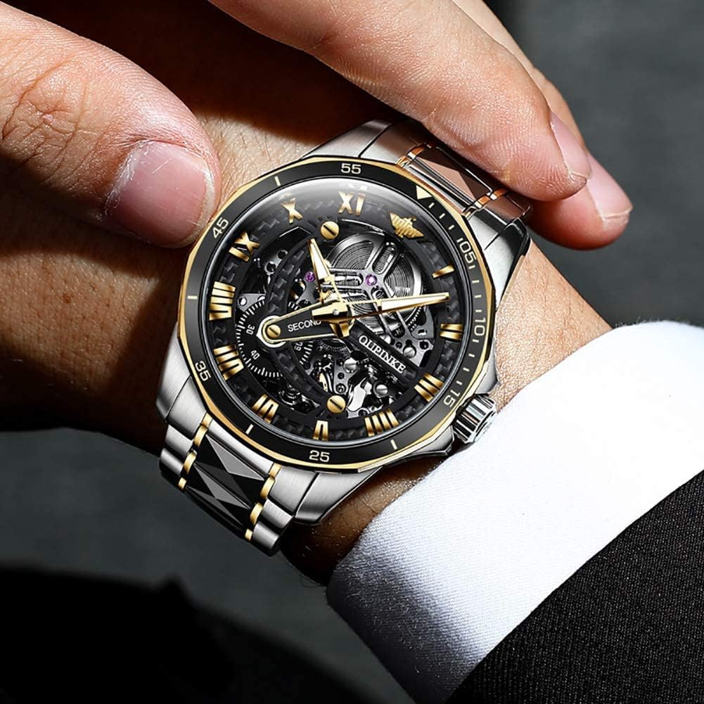 Годинник OUPINKE Automatic Skeleton Чоловічий Механічний Сапфірове скло З вольфрамової сталі Водонепроникний Люкс Світний Преміум, фото №3 Годинник OUPINKE Automatic Skeleton Чоловічий Механічний Сапфірове скло З вольфрамової сталі Водонепроникний Люкс Світний Преміум, фото №3